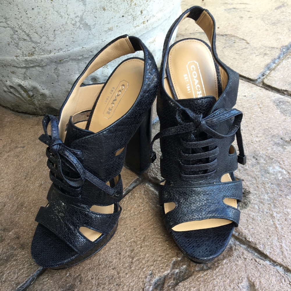 Coach Heeled Sandals